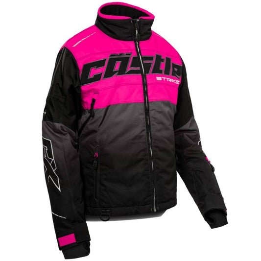 Castle x Womens Strike G2 Snowmobile Jacket Pink Glo-Black Medium FUZ4_S6INH78