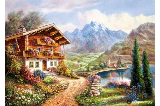 Castorland High Country Retreat 2000 PC Jigsaw Puzzle HCK4_Q8PSP59